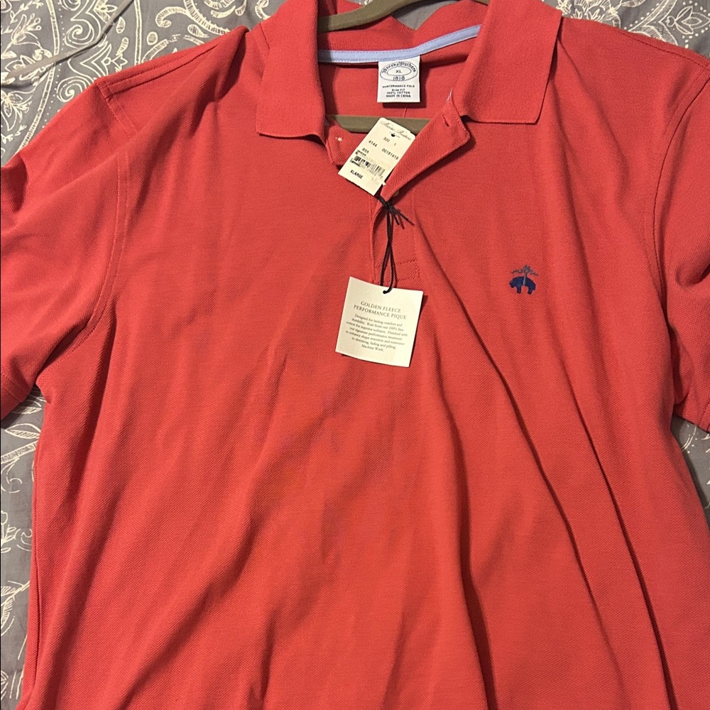 Brooks Brothers Coral Polo Shirt